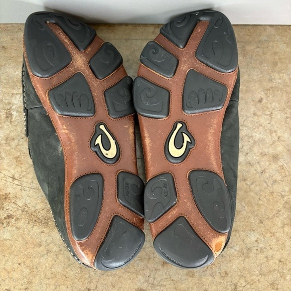 Olukai Moloa Black Leather Slip-On‎ Loafers Men’s Size 8.5 main image 5